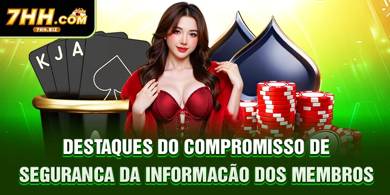 Destaques do compromisso de segurança da informação dos membros