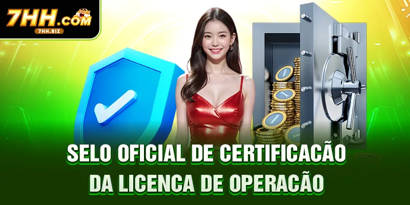 Selo oficial de certificação da Licença de Operação